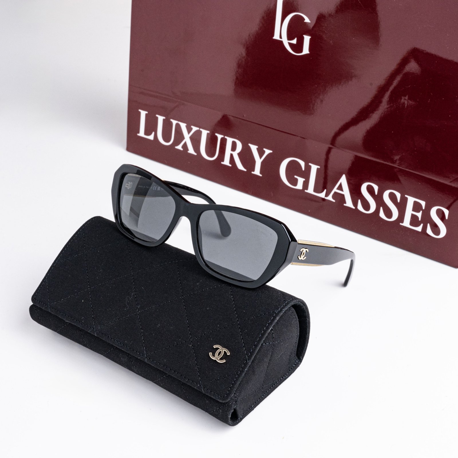 CHANEL 0CH5516 C62248 BLACK DARK GREY