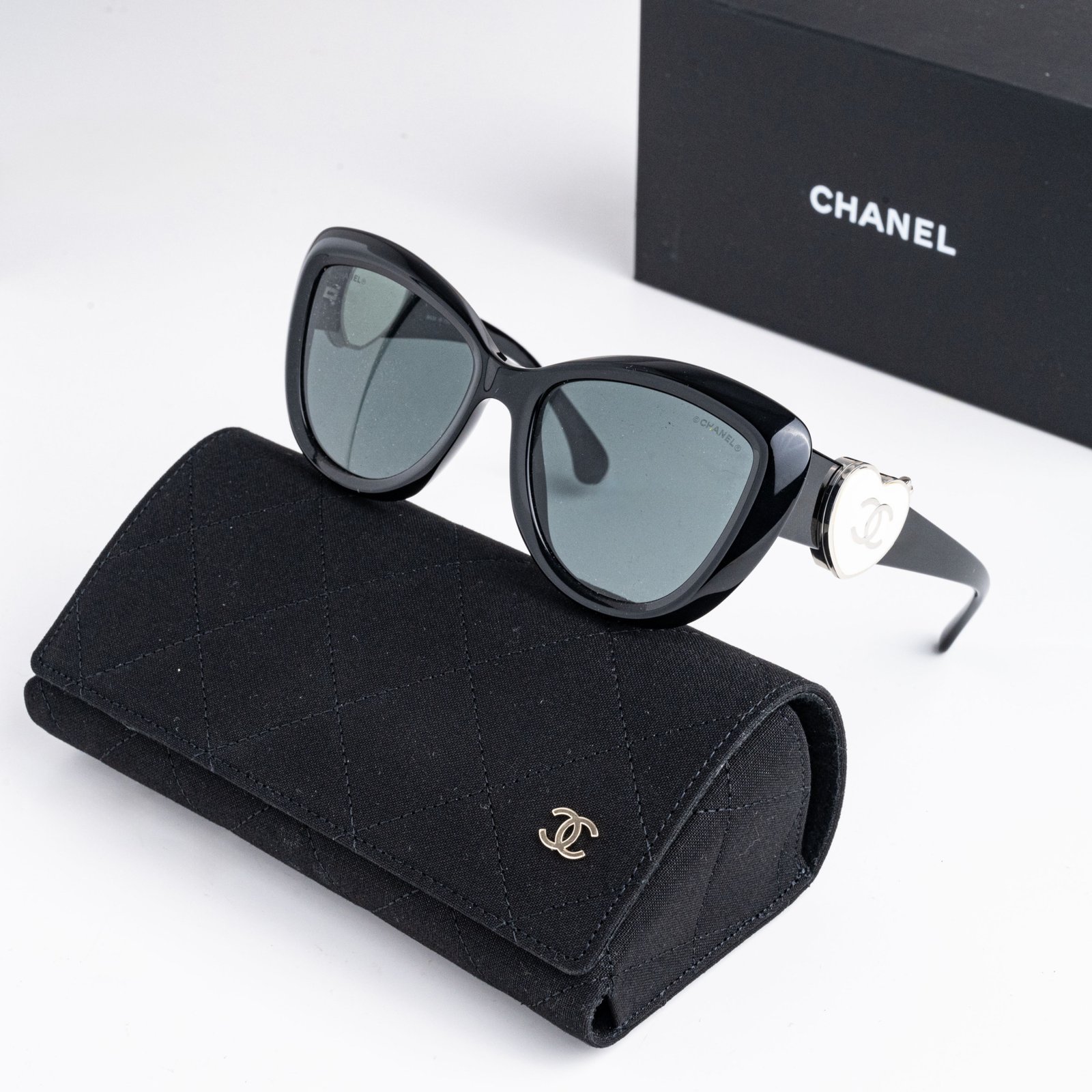 CHANEL 0CH5517 C501S4 BLACK DARK GREY – 54-18-142 (2)