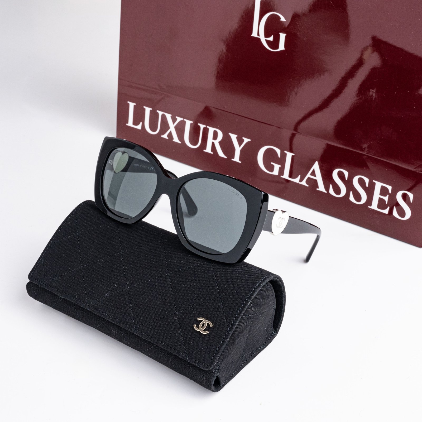 CHANEL 0CH5519 C501S4 BLACK GREY