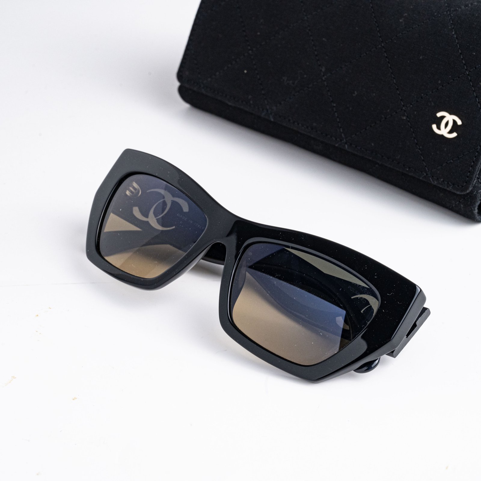 CHANEL 0CH5527 C501W1 BLACK GREY BROWN – 54-17-140 (3)