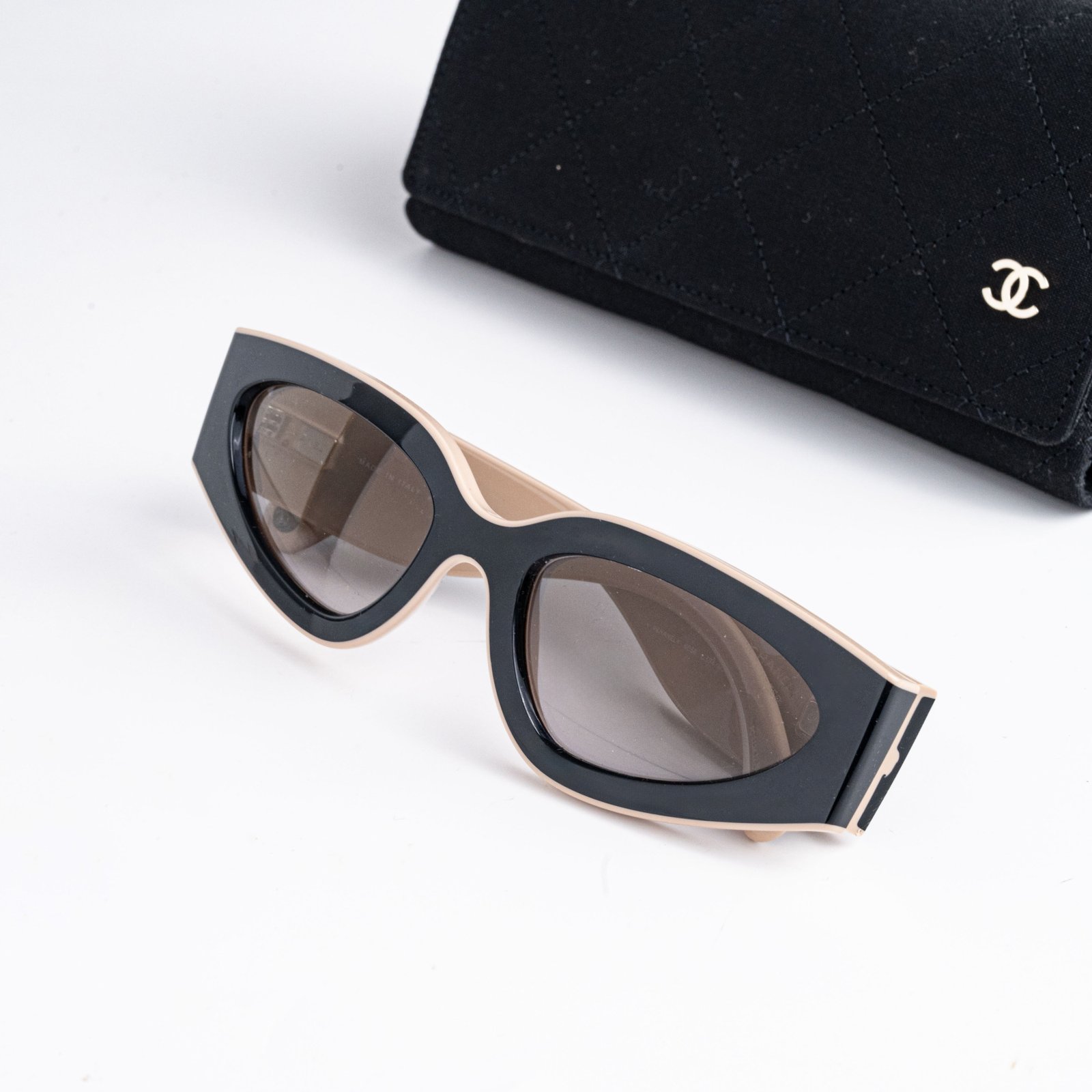 CHANEL 0CH6056 C534M3 BLACK BEIGE GREY – 54-20-140 (3)