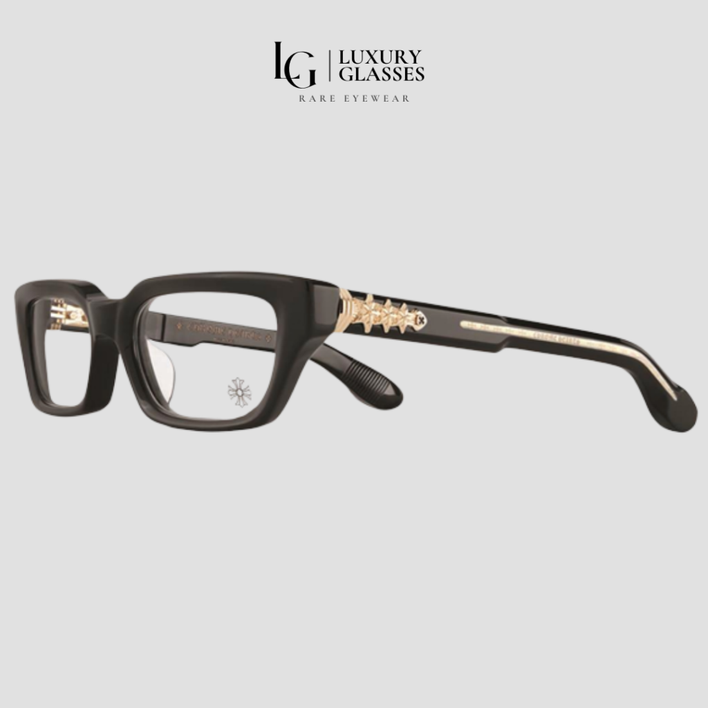 CHROME HEARTS ASSTRAORDINAIRE – A BLACK – 18K GOLD PLATED (1)