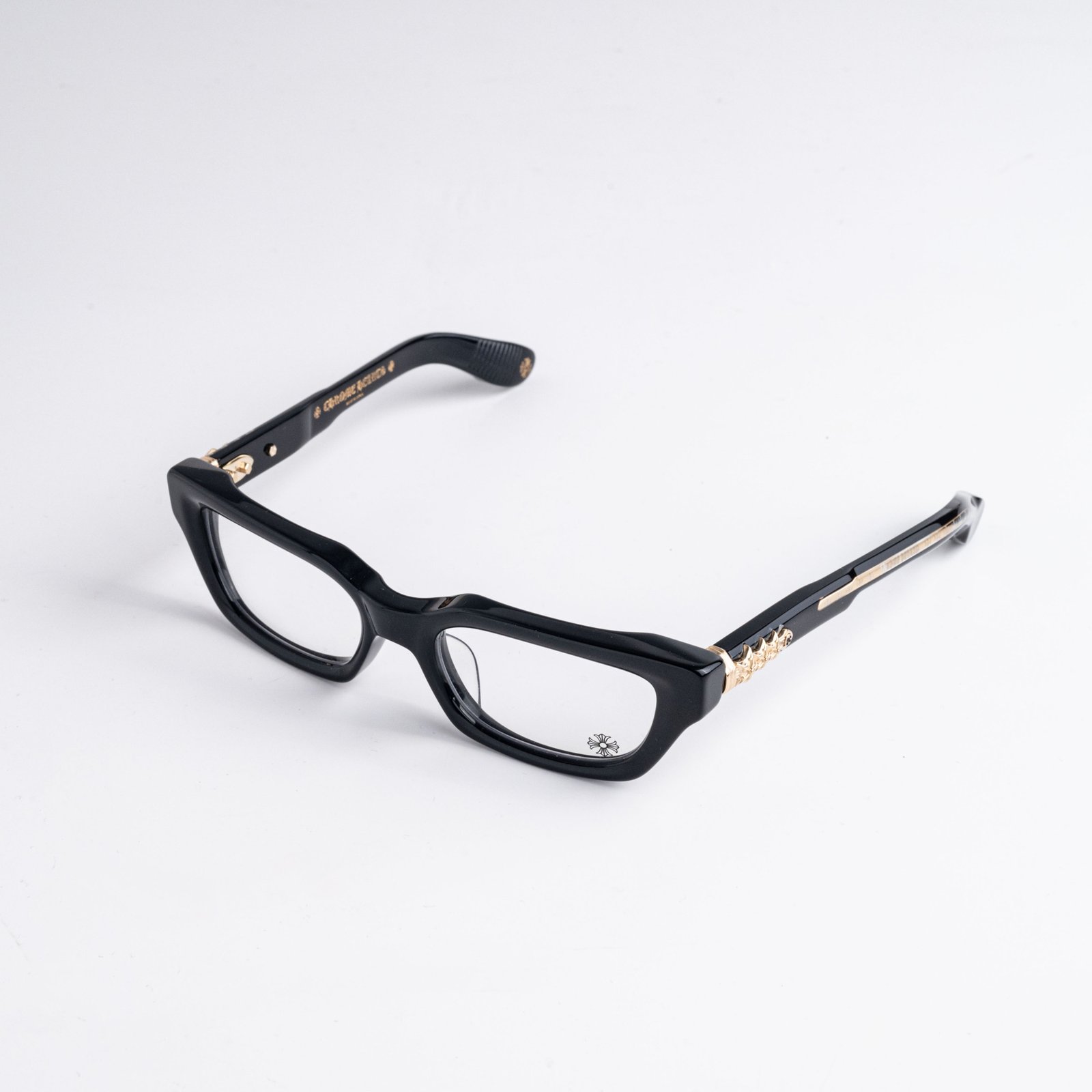 CHROME HEARTS ASSTRAORDINAIRE – A BLACK – 18K GOLD PLATED (3)