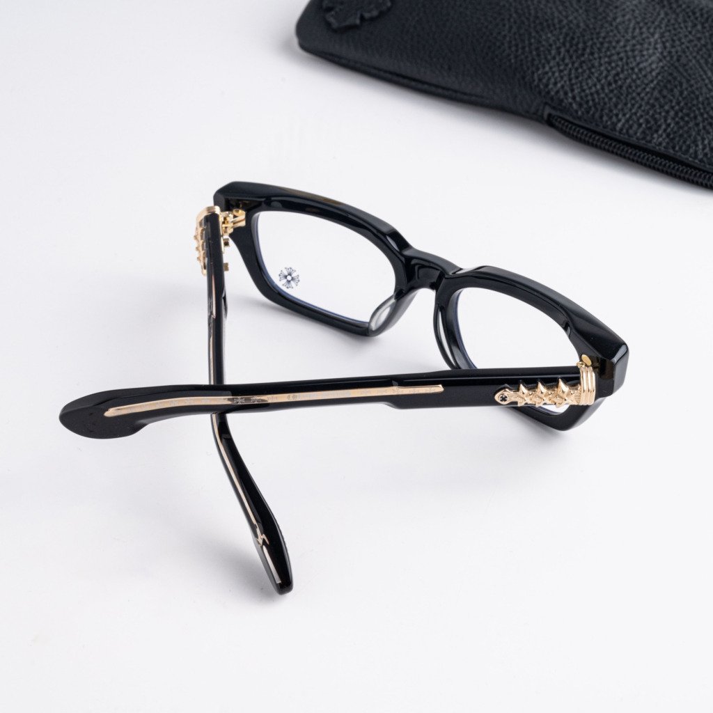 CHROME HEARTS ASSTRAORDINAIRE – A BLACK – 18K GOLD PLATED (5)