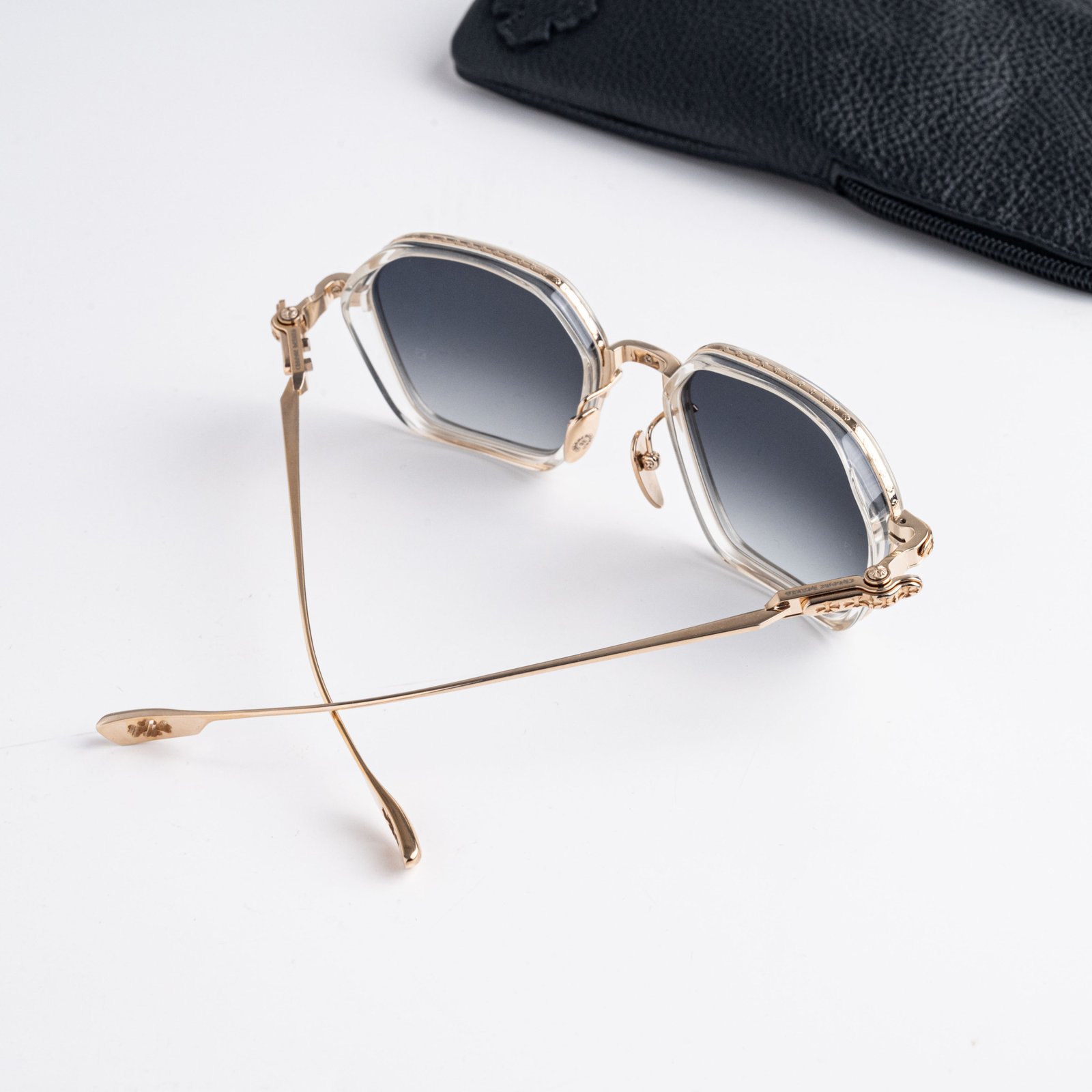 CHROME HEARTS DANGER ZONE CRYSTAL_GOLD PLATED (5)