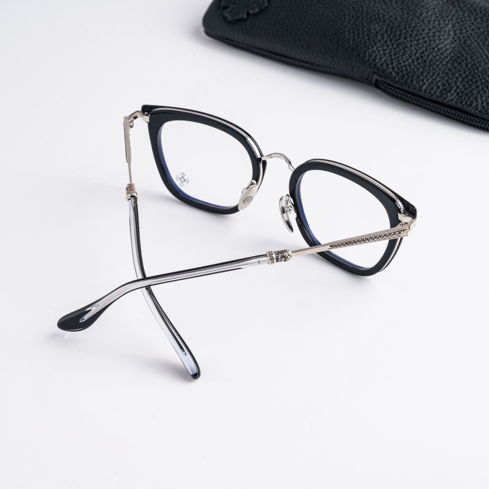 CHROME HEARTS STRAPADICTOME BLACK_SHINY SILVER (5)