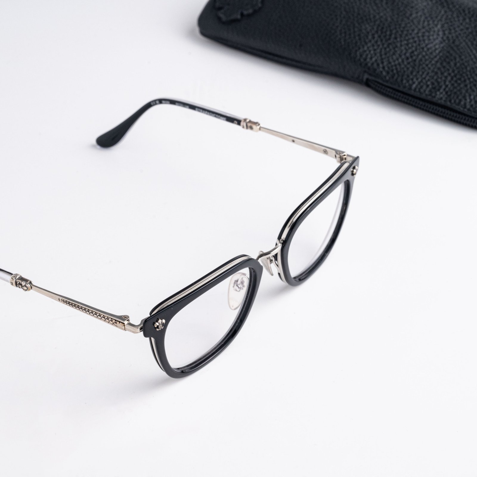 CHROME HEARTS STRAPADICTOME BLACK_SHINY SILVER (6)