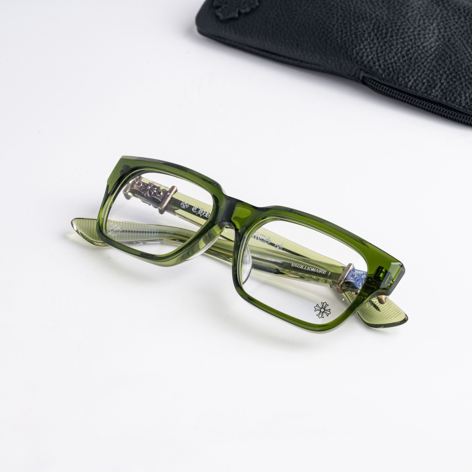 CHROME HEARTS VAGILLIONAIRE I DARK OLIVE (4)