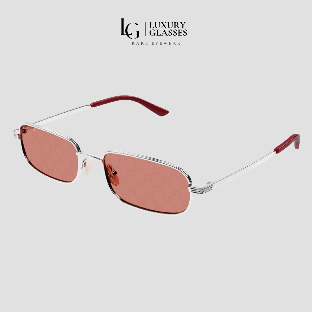 GUCCI GG1457S 004 SILVER RED