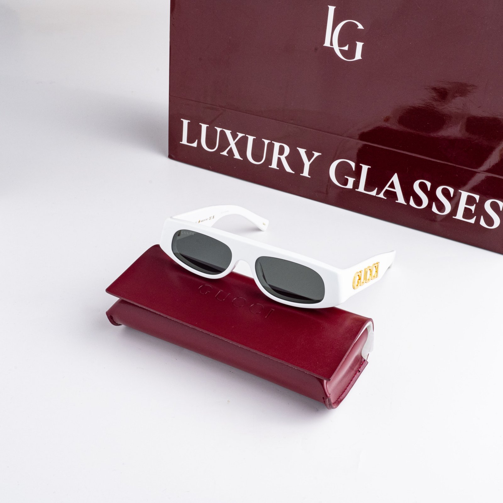 GUCCI GG1771S 002 WHITE GREY