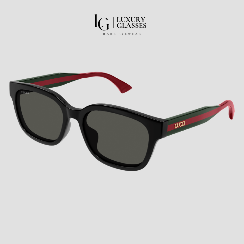 GUCCI GG1872SK 001 BLACK GREEN DARK GREY – 56-18-145 (1)