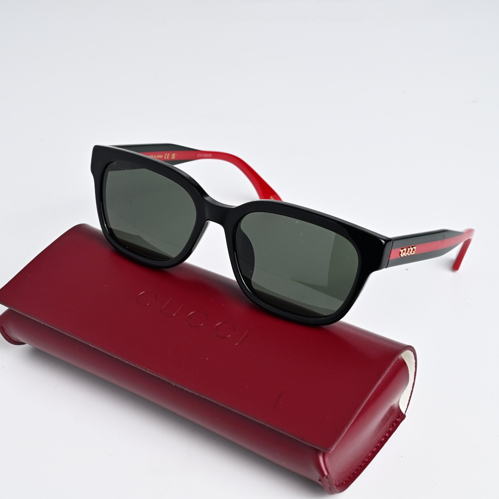 GUCCI GG1872SK 001 BLACK GREEN DARK GREY – 56-18-145 (2)