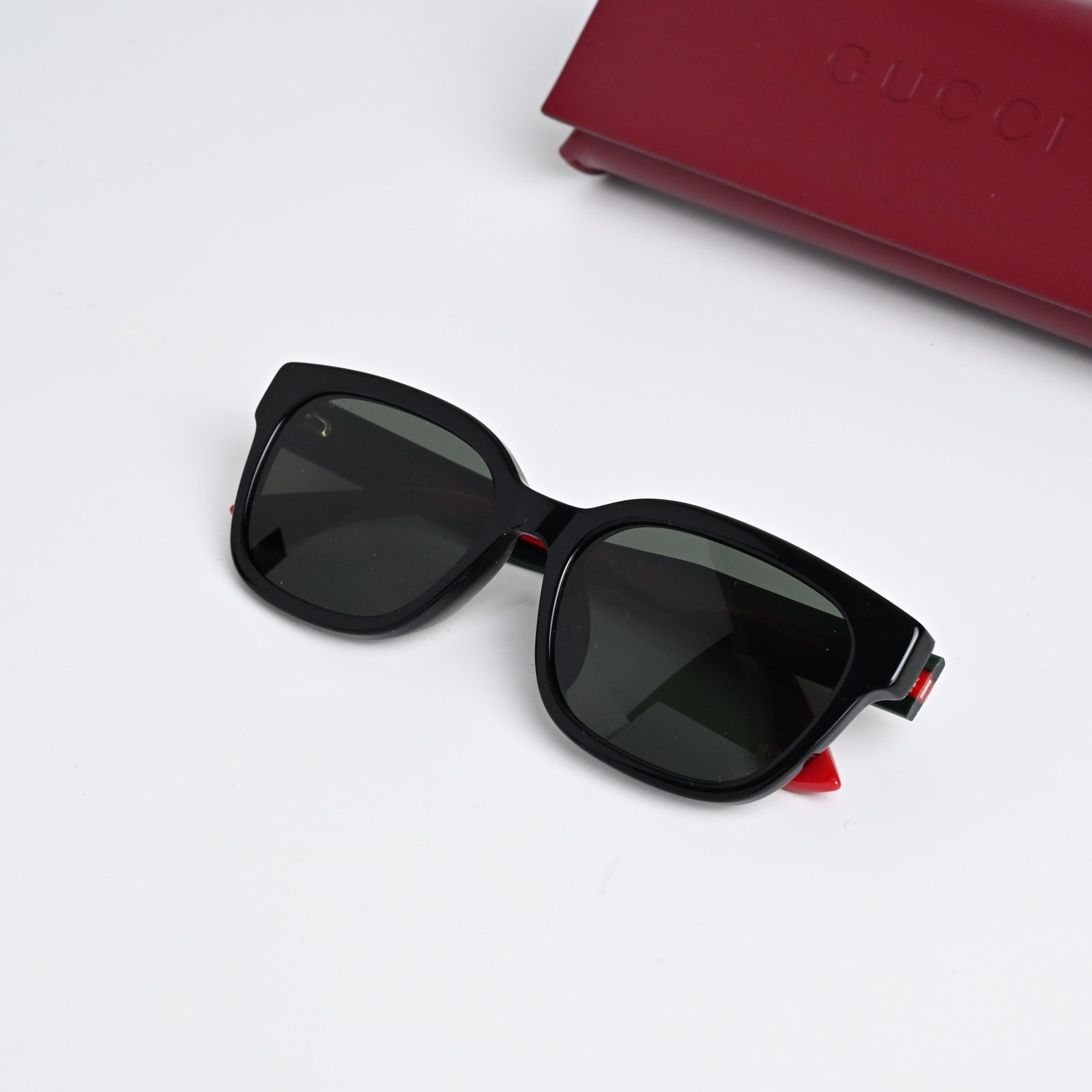 GUCCI GG1872SK 001 BLACK GREEN DARK GREY – 56-18-145 (3)