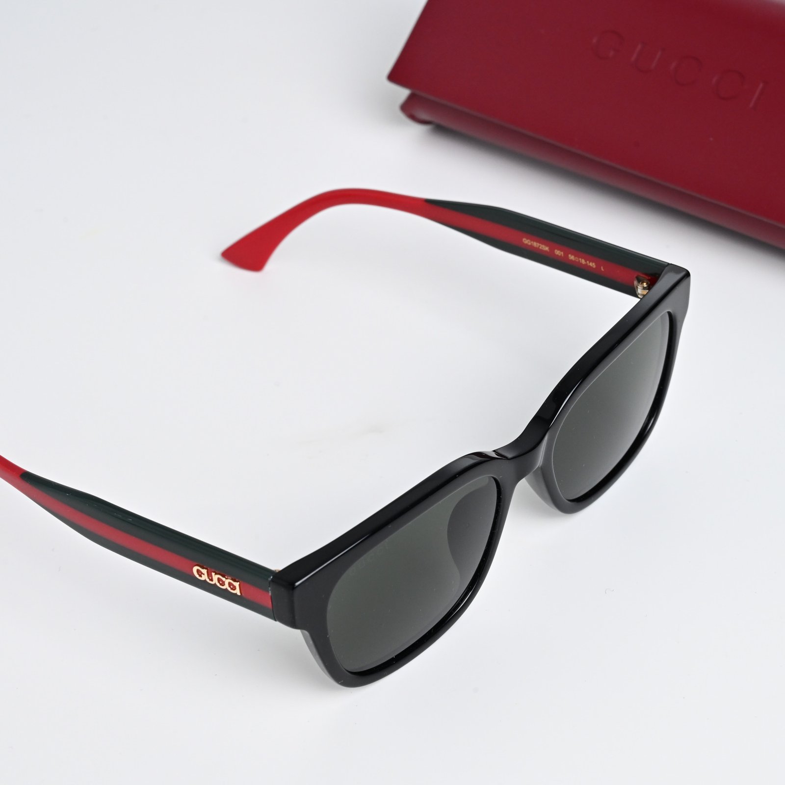 GUCCI GG1872SK 001 BLACK GREEN DARK GREY – 56-18-145 (5)