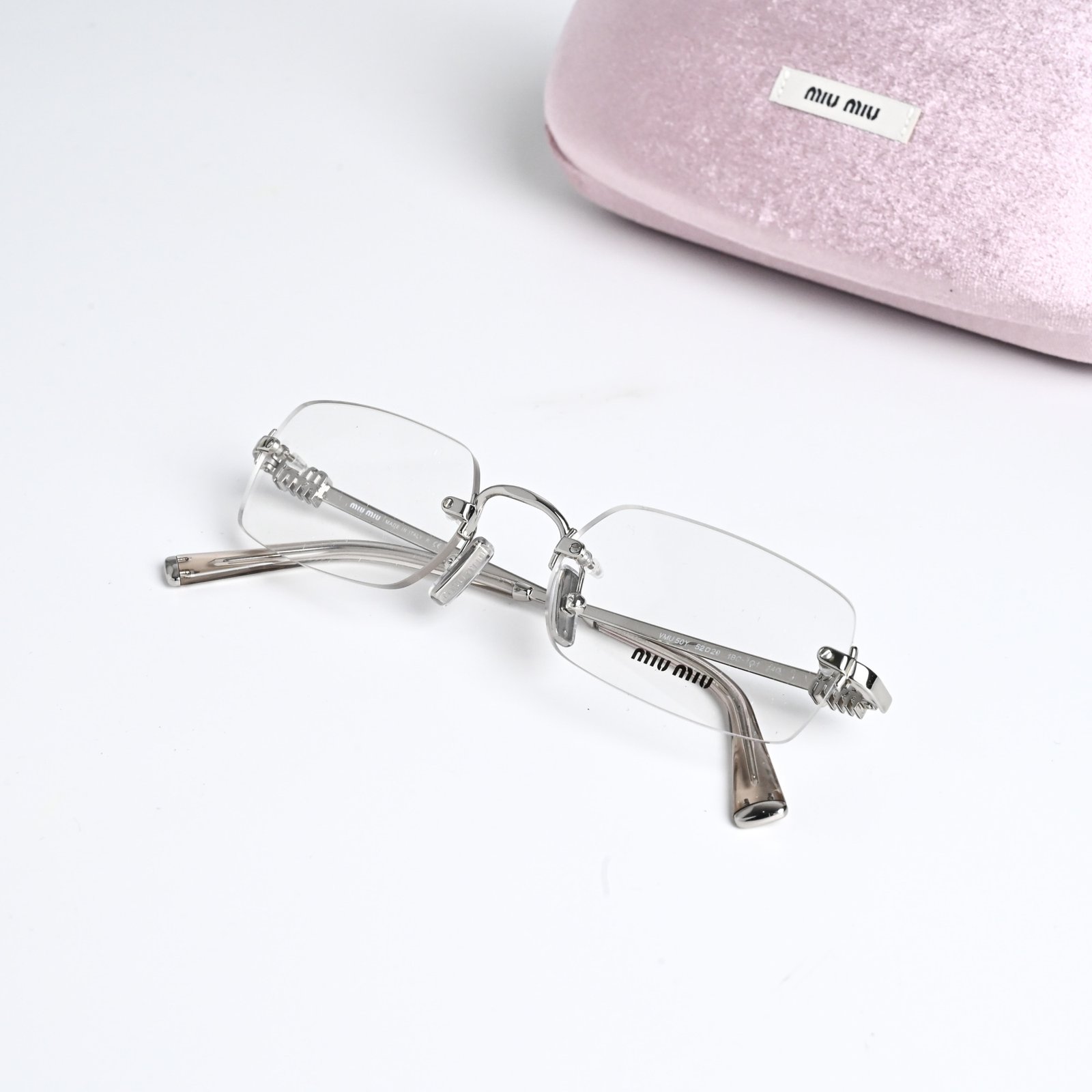 MIU MIU MU 50YV 1BC1O1 SILVER – 52-20-140 (3)