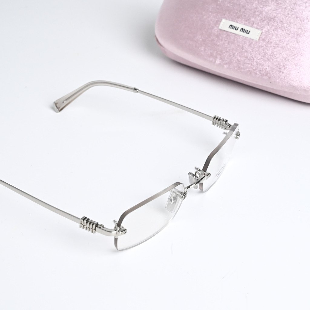 MIU MIU MU 50YV 1BC1O1 SILVER – 52-20-140 (5)