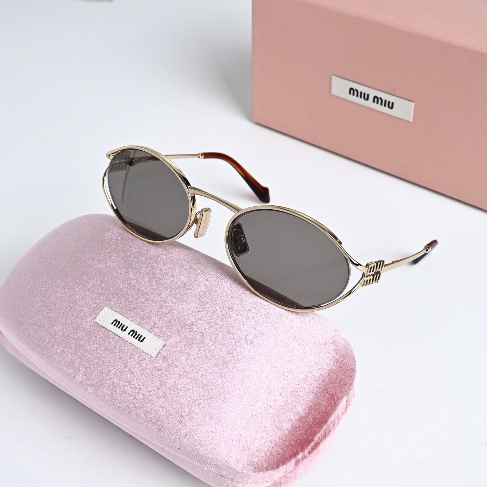 MIU MIU MU 52YS ZVN80Q PALE GOLD DARK GREY – 54-21-125 (2)