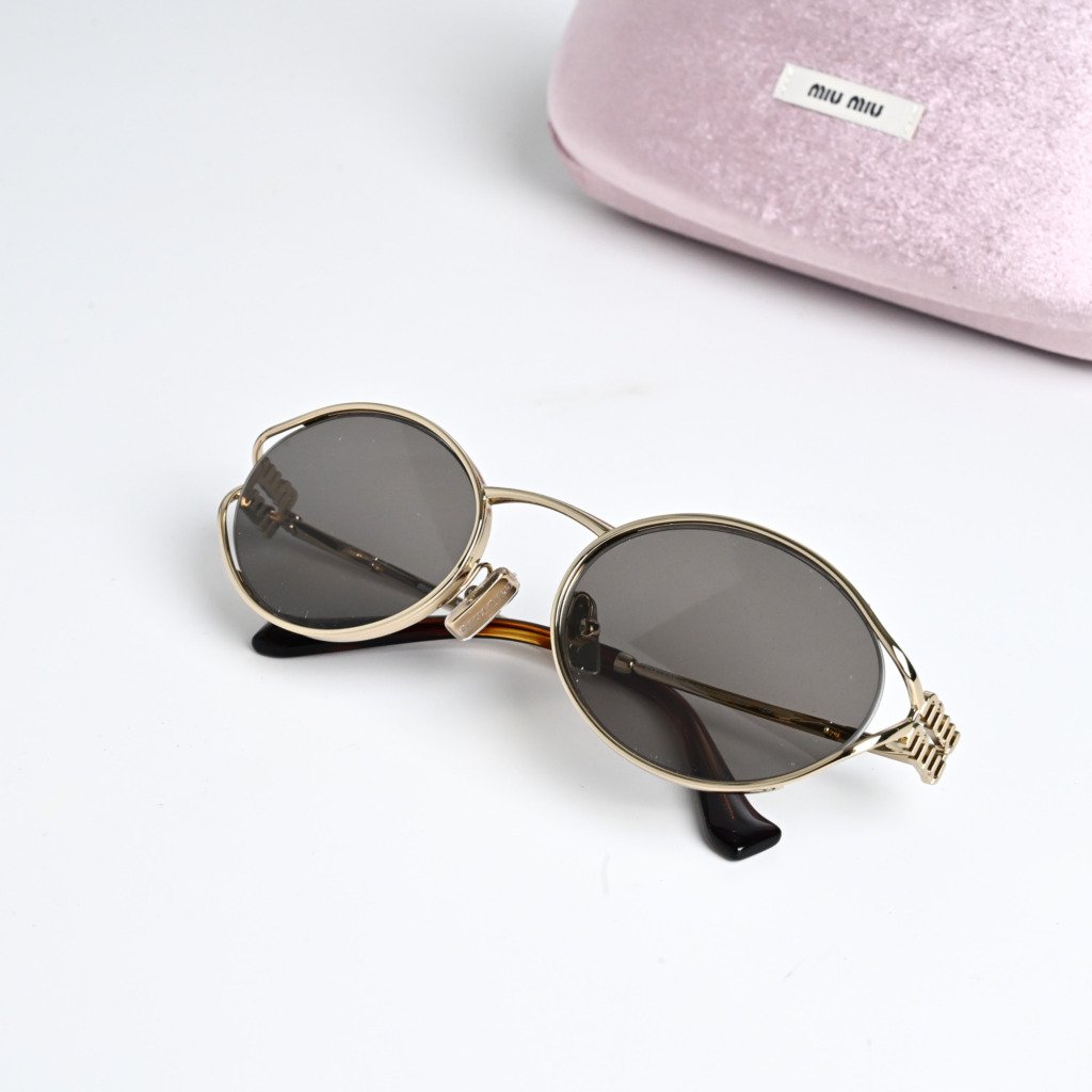 MIU MIU MU 52YS ZVN80Q PALE GOLD DARK GREY – 54-21-125 (3)