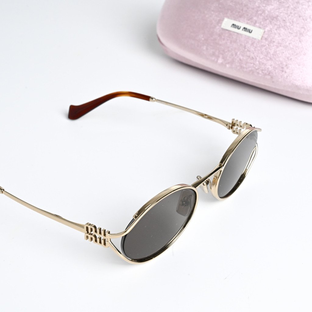 MIU MIU MU 52YS ZVN80Q PALE GOLD DARK GREY – 54-21-125 (5)