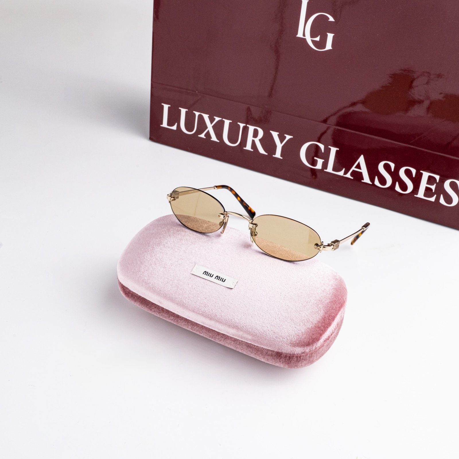 MIU MIU MU A54S ZVN10R PALE GOLD YELLOW