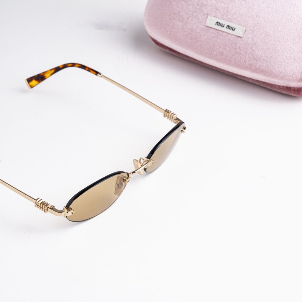 MIU MIU MU A54S ZVN10R PALE GOLD YELLOW – 51-20-140 (5)