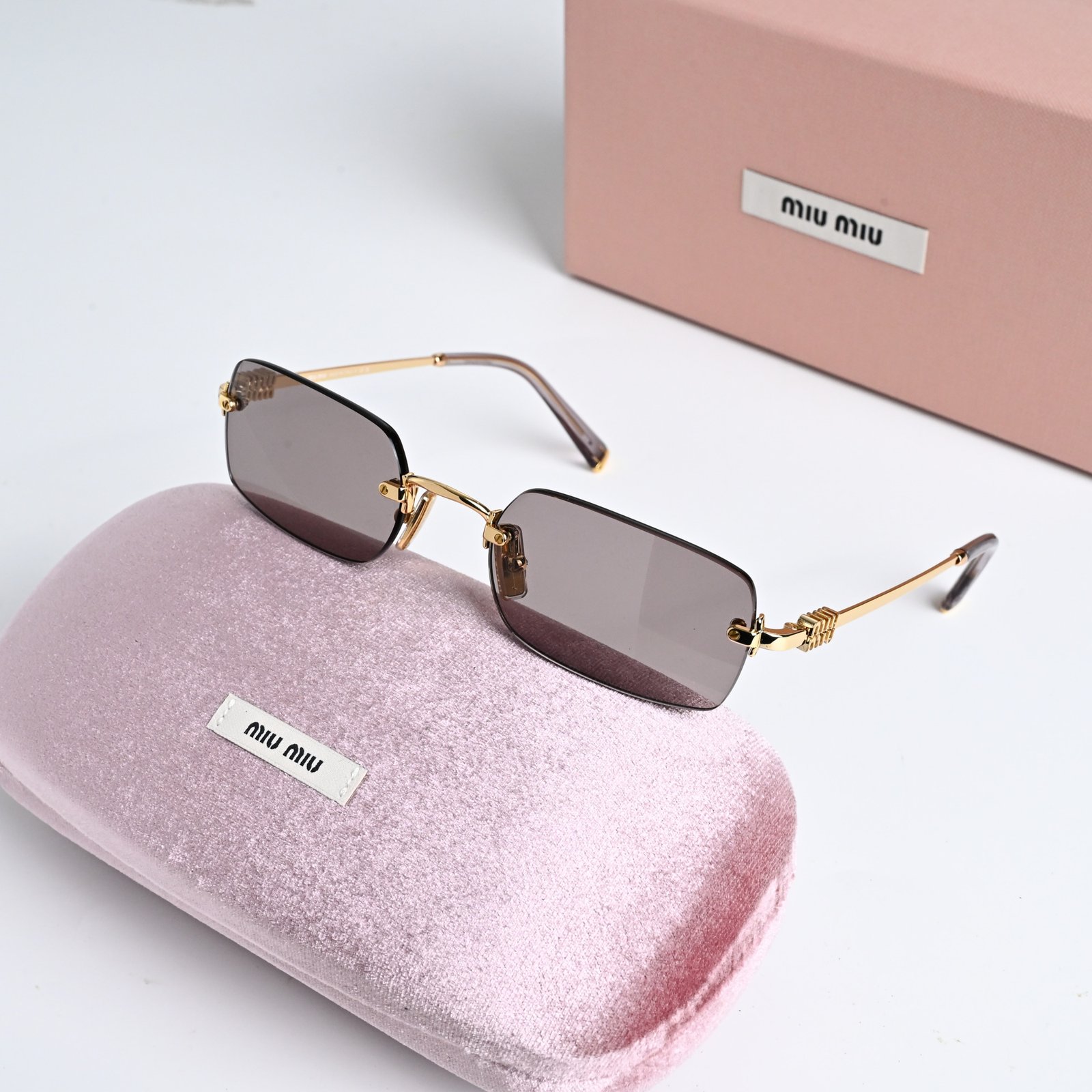 MIU MIU MU B50S 5AK20I GOLD PURPLE BROWN – 52-20-140 (2)