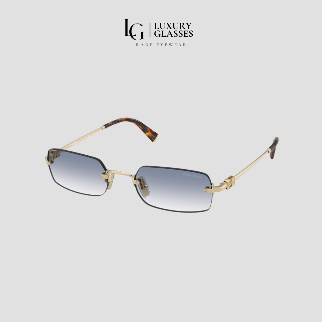 MIU MIU MU B50S ZVN80O GOLD GRADIENT BLUE