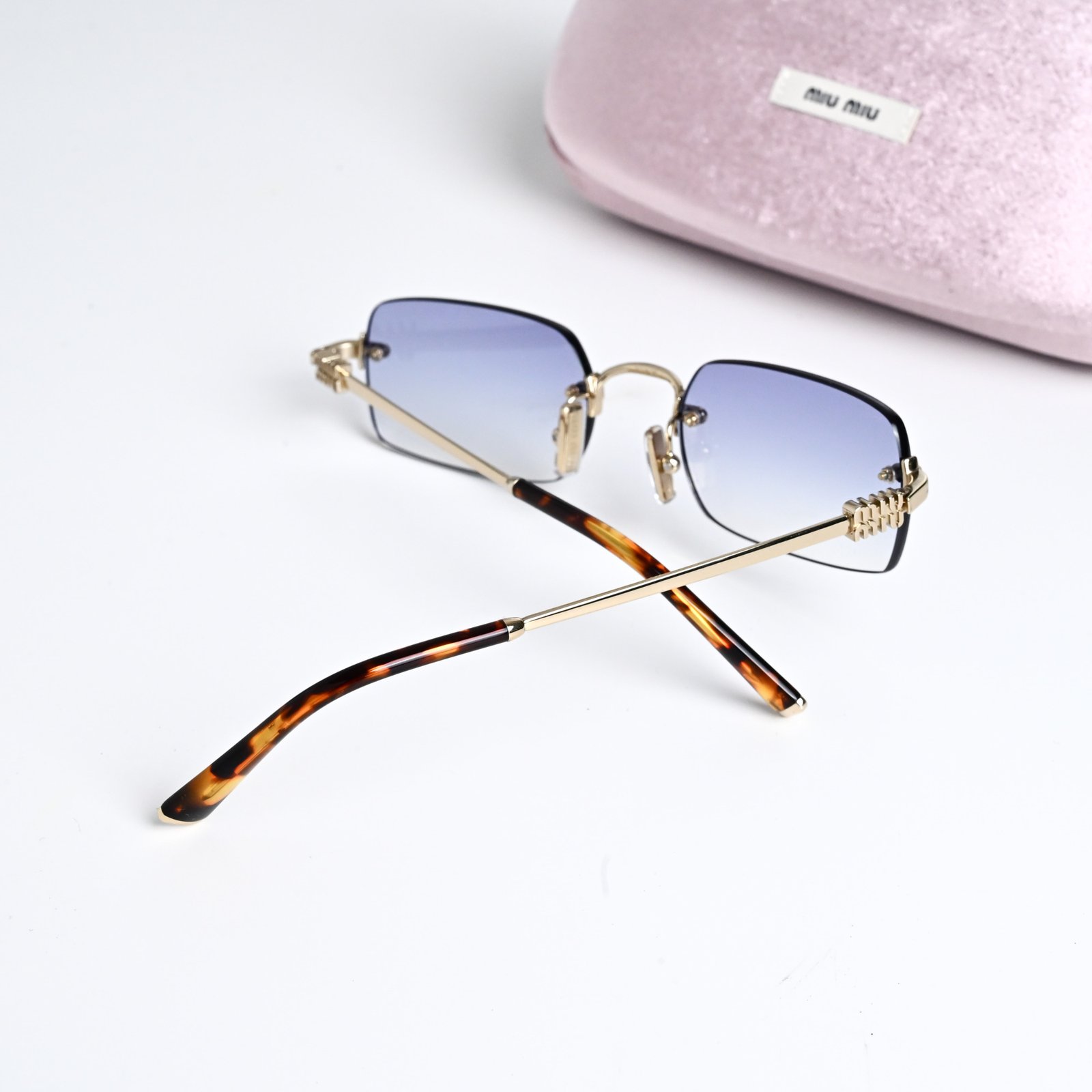 MIU MIU MU B50S ZVN80O GOLD GRADIENT BLUE – 52-20-140 (4)