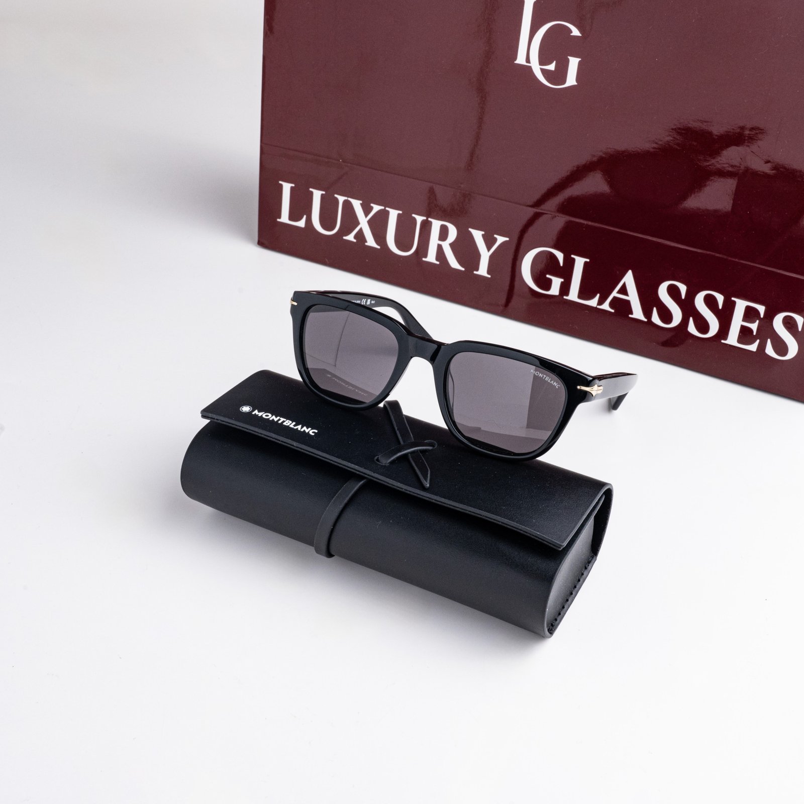 MONTBLANC MB0302S 001 BLACK GREY