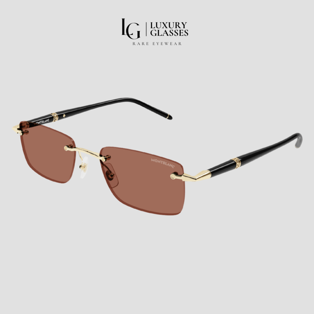 MONTBLANC MB0344S 007 GOLD ORANGE – 54-20-150 (1)