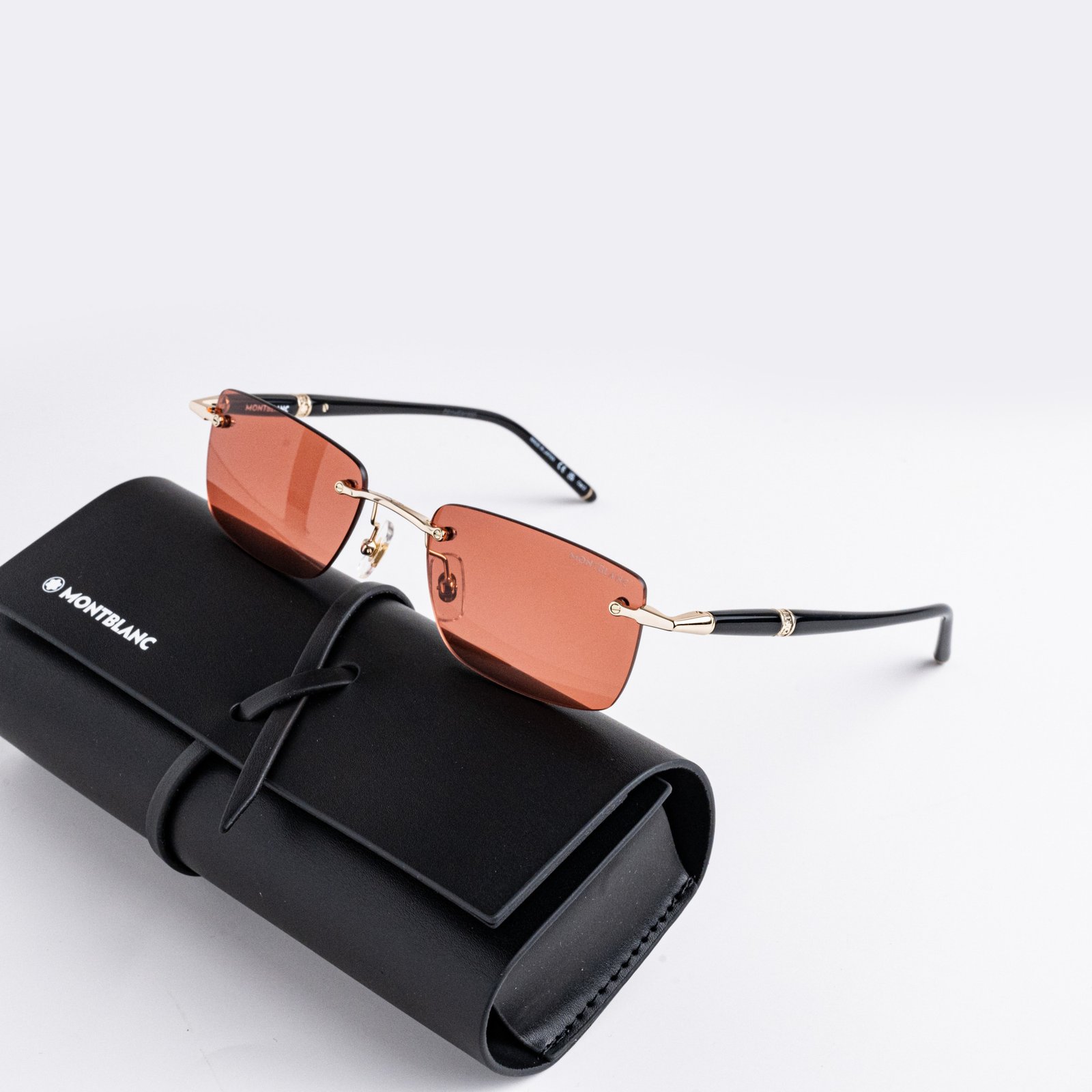 MONTBLANC MB0344S 007 GOLD ORANGE