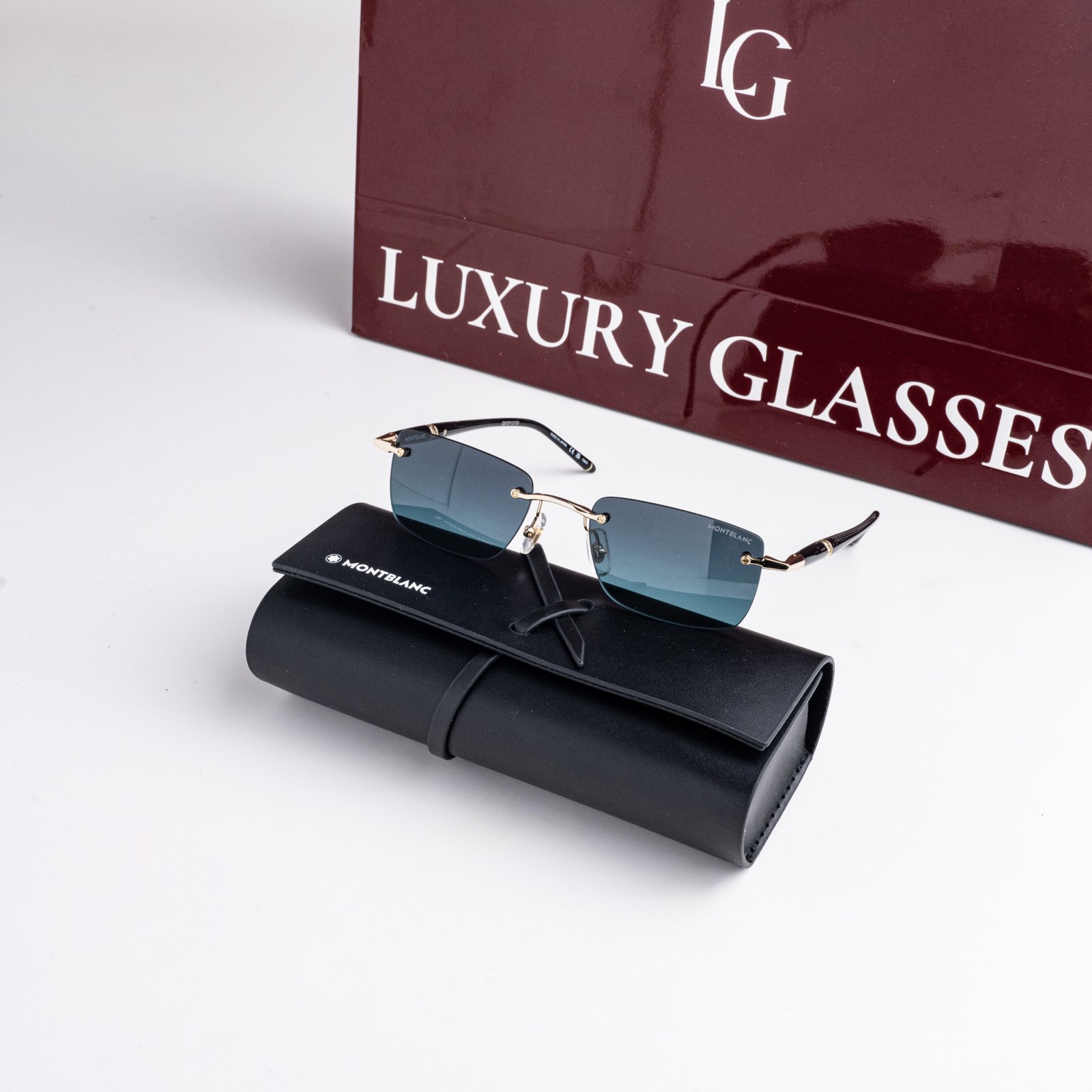 MONTBLANC MB0344S 008 GOLD BLACK GREY