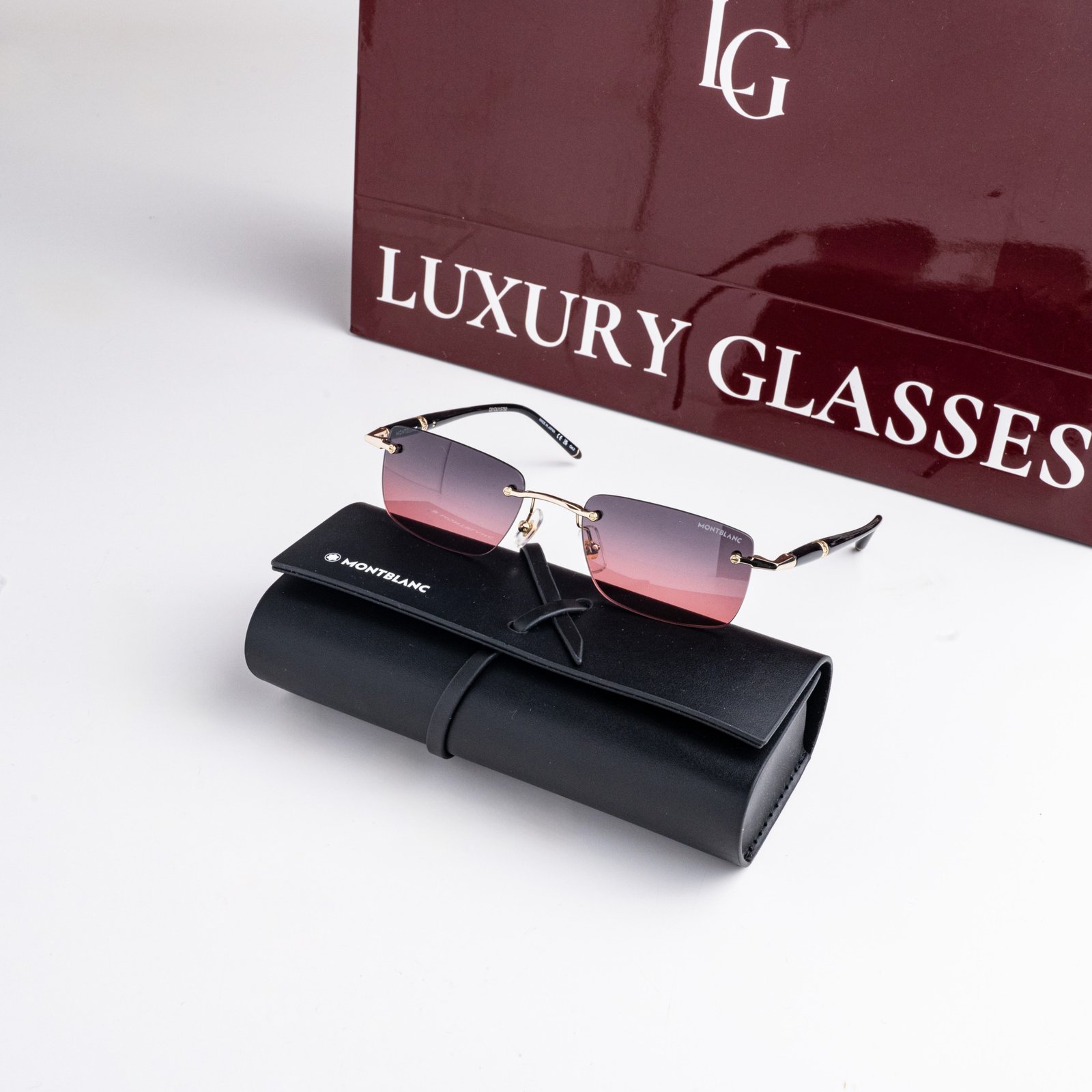 MONTBLANC MB0344S 009 GOLD PURPLE