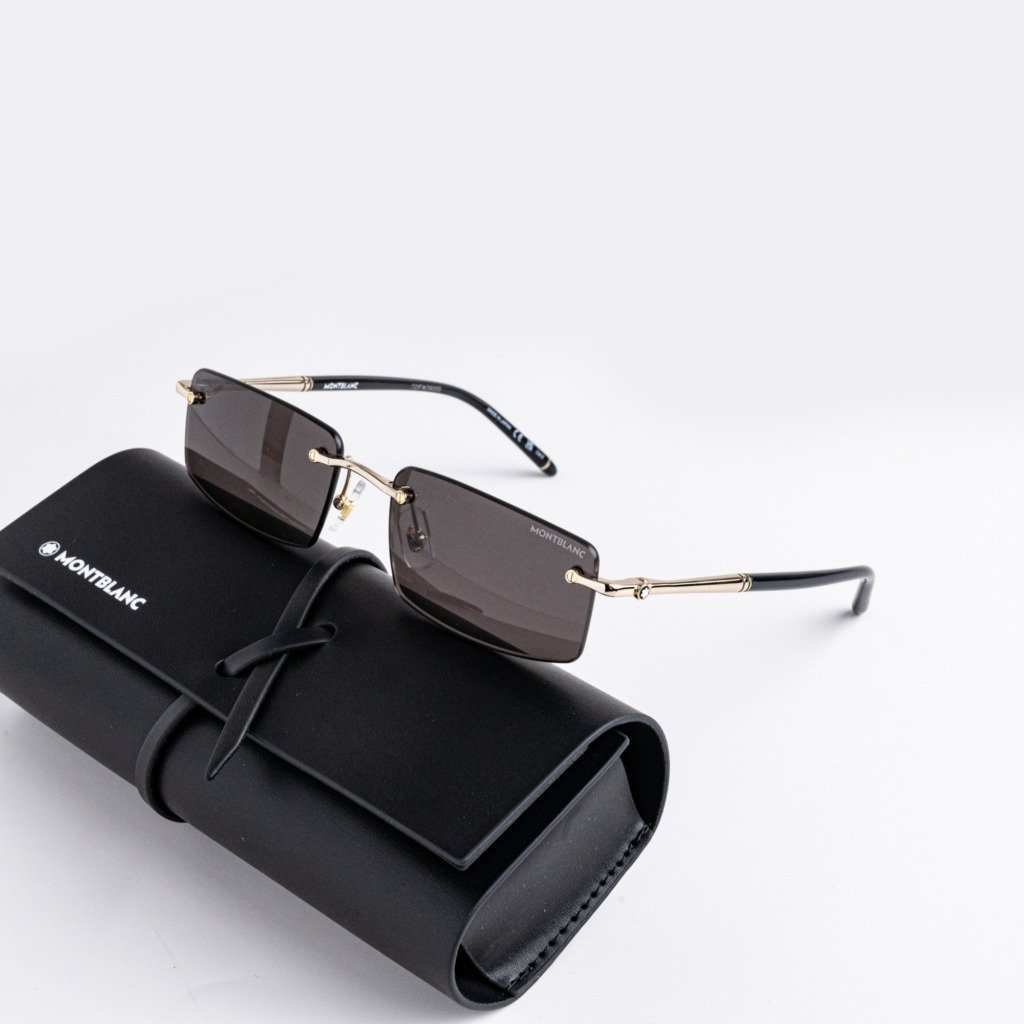 MONTBLANC MB0443S 001 BLACK GOLD BLACK – 56-17-145 (1)