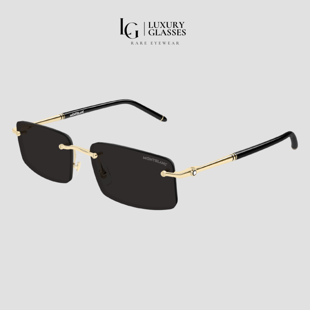 MONTBLANC MB0443S 001 BLACK GOLD BLACK – 56-17-145 (1)