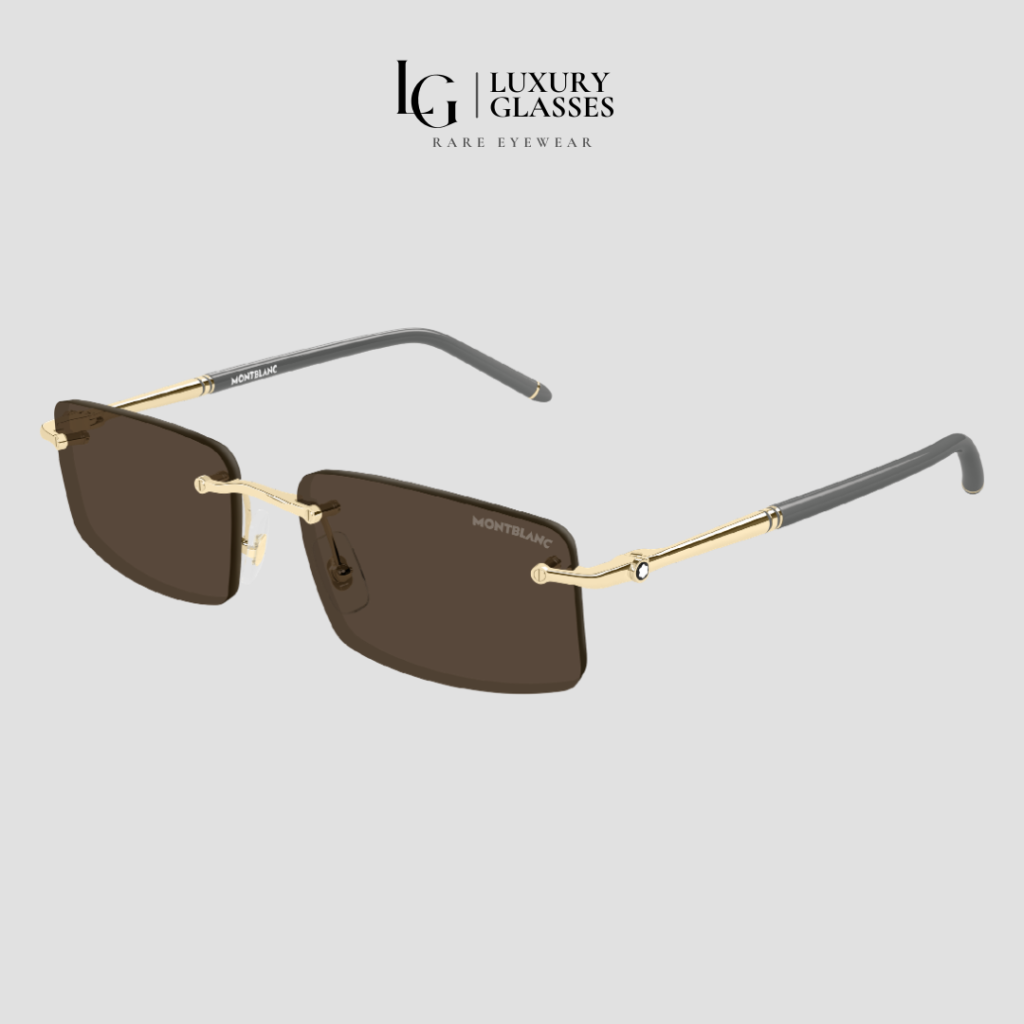 MONTBLANC MB0443S 005 BLACK GOLD BROWN – 56-17-145 (1)