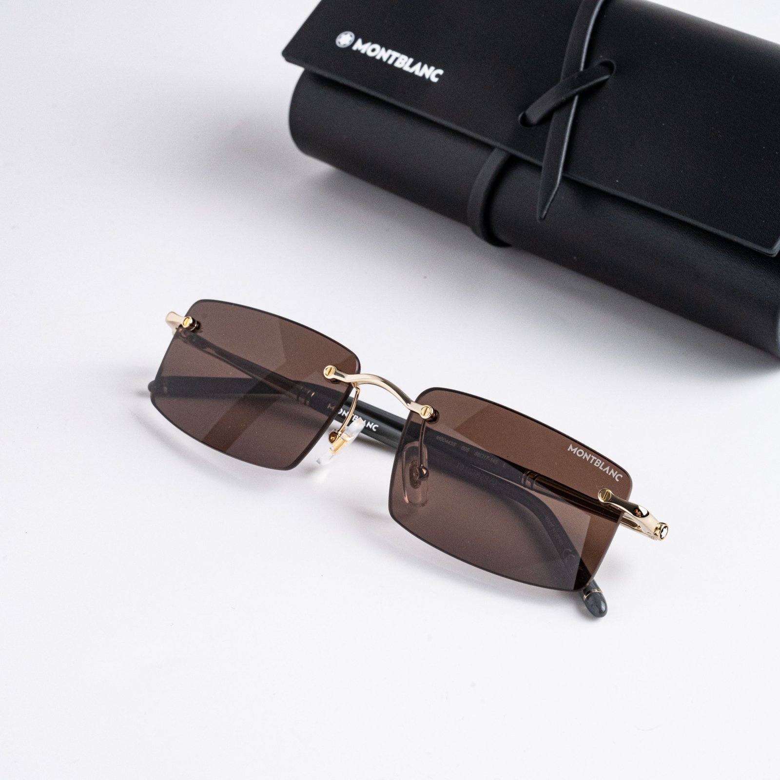 MONTBLANC MB0443S 005 BLACK GOLD BROWN – 56-17-145 (2)