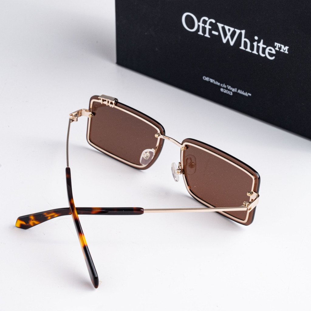 OFF WHITE TAMPA OERI13NF24MET0017664 GOLD BROWN – 60_14_145 (5)
