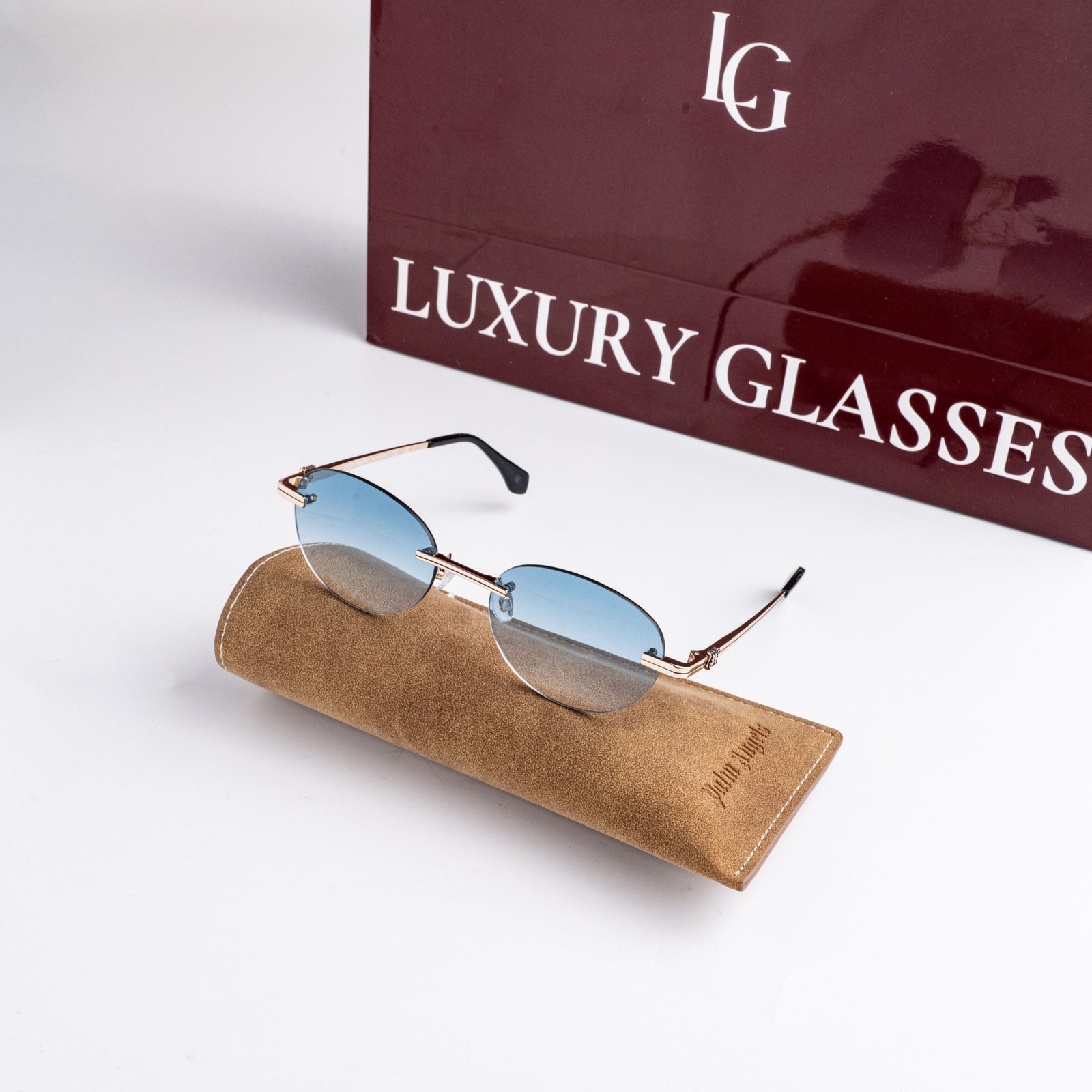 PALM ANGELS CRYSTAL PERI10HS25MET0017644 GOLD BLUE GRADIENT