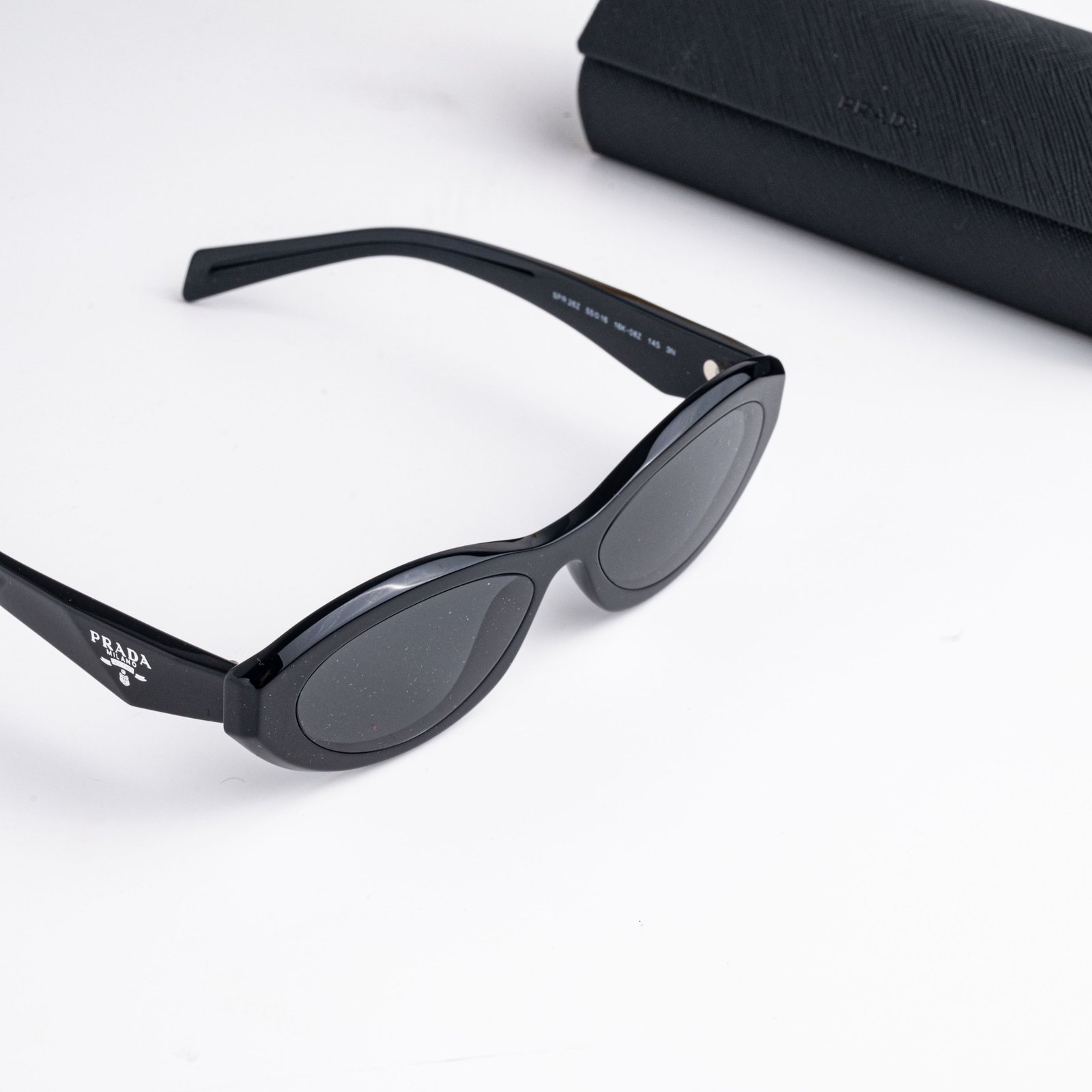 PRADA PR 26ZS 16K08Z BLACK DARK GREY – 55-16-145 (5)