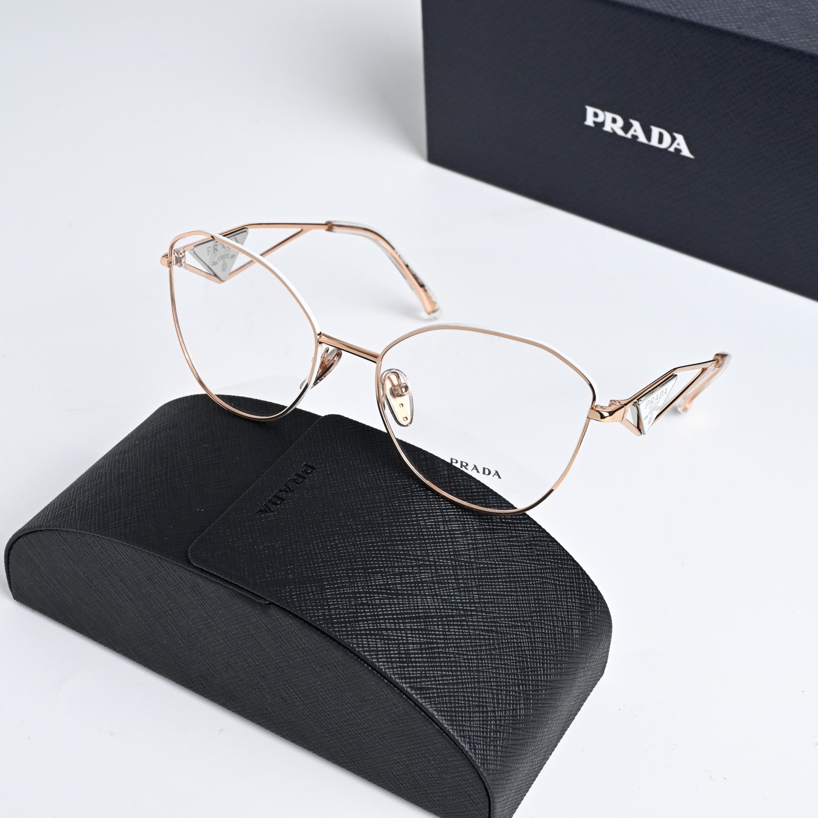 PRADA PR 52ZV SVF1O1 PINK GOLD – 55-18-145 (2)