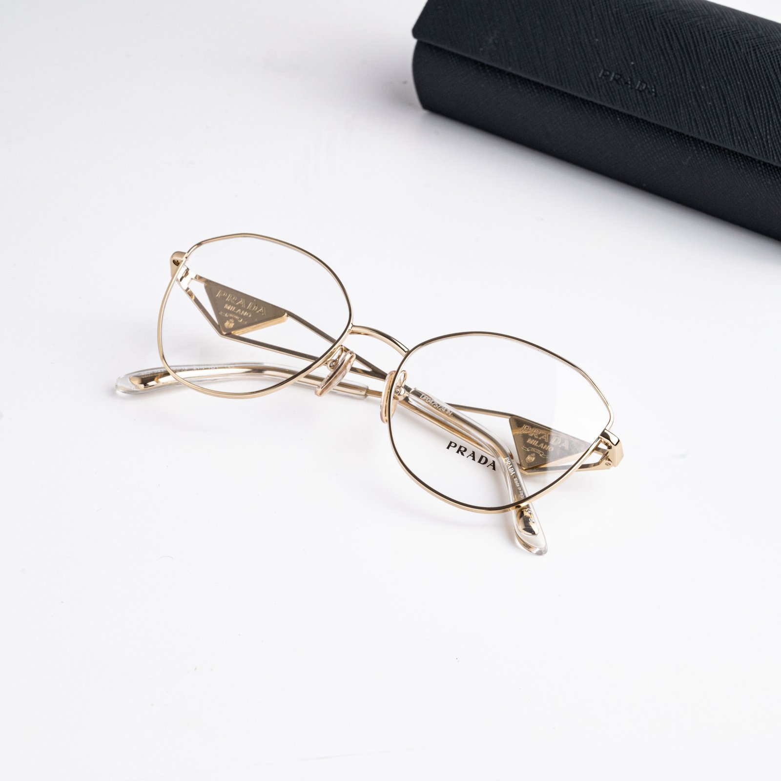 PRADA PR 52ZV ZVN1O1 PALE GOLD – 55-18-145 (3)