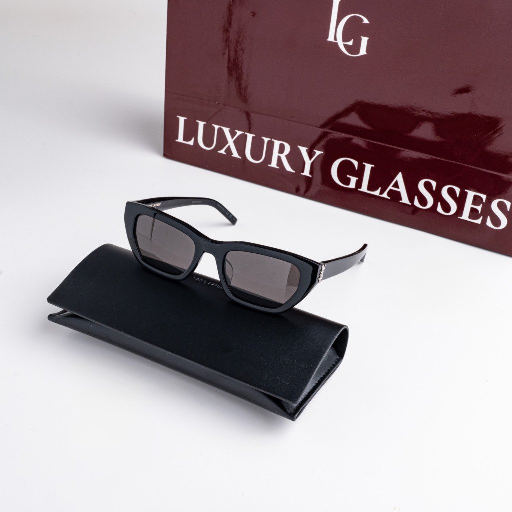 SAINT LAURENT SL M127-F 001 BLACK DARK – 53-20-145 (1)