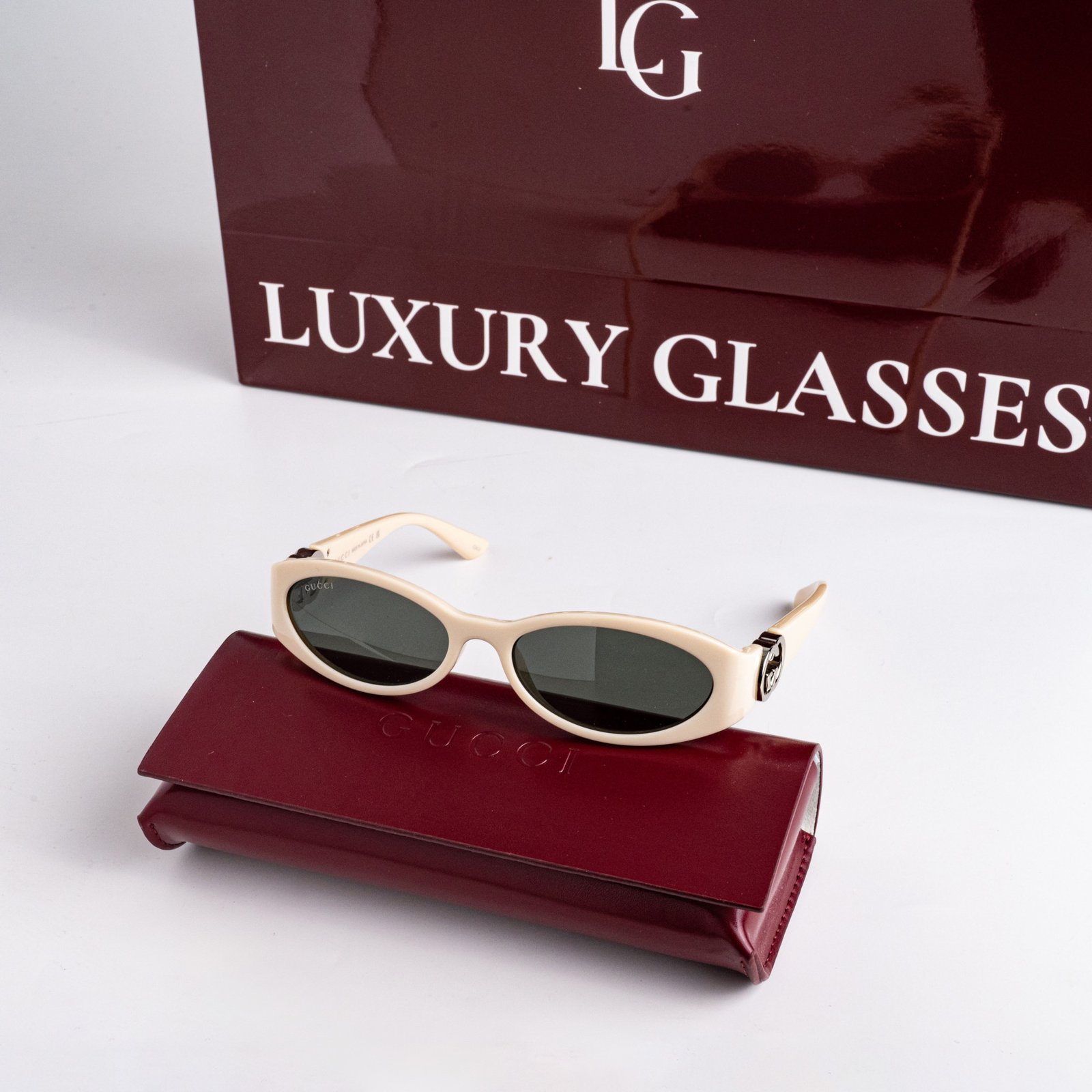 GUCCI GG1660S 004 IVORY GREY