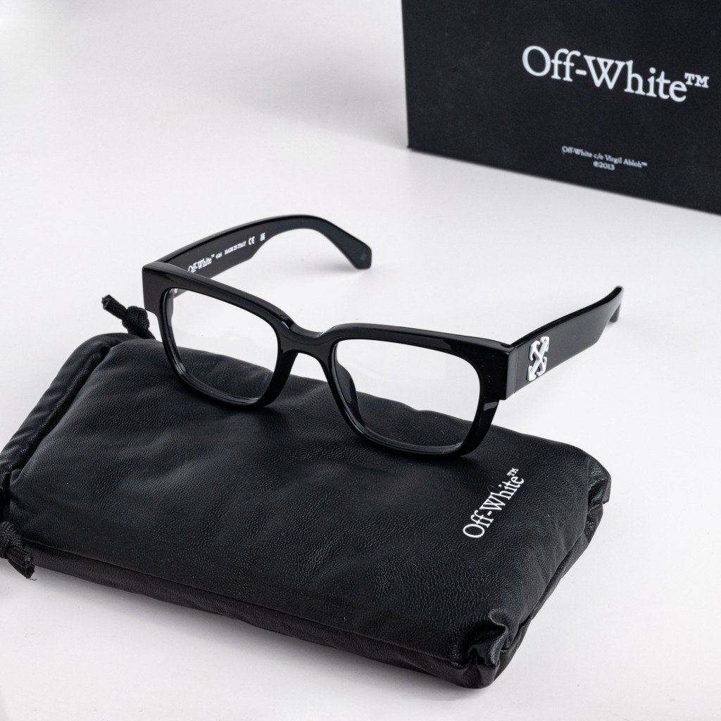 OFF WHITE OPTICAL STYLE 59 BLACK- 52_19_145