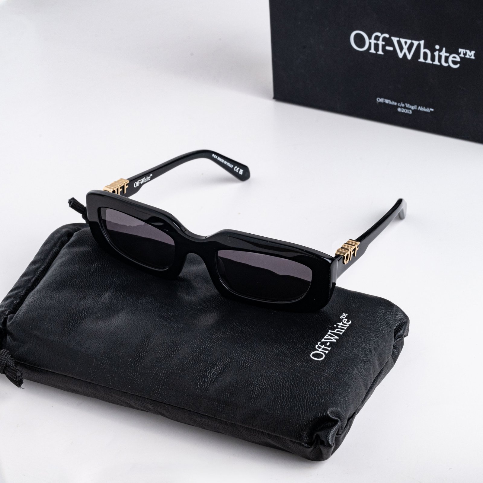 OFF WHITE RENTON OERI13CF24PLA0011007 BLACK DARK GREY – 52_22_145