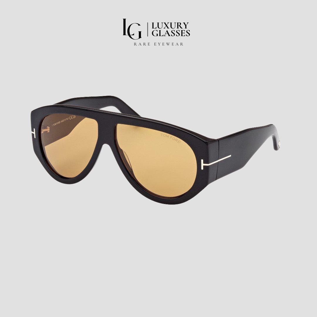 TOM FORD BRONSON FT1044 01E BLACK ORANGE