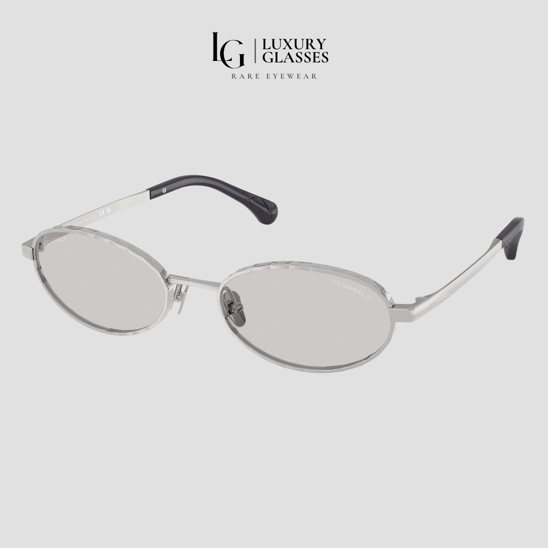 CHANEL 0CH2227S C450SG SILVER BLUE LIGHT GREY