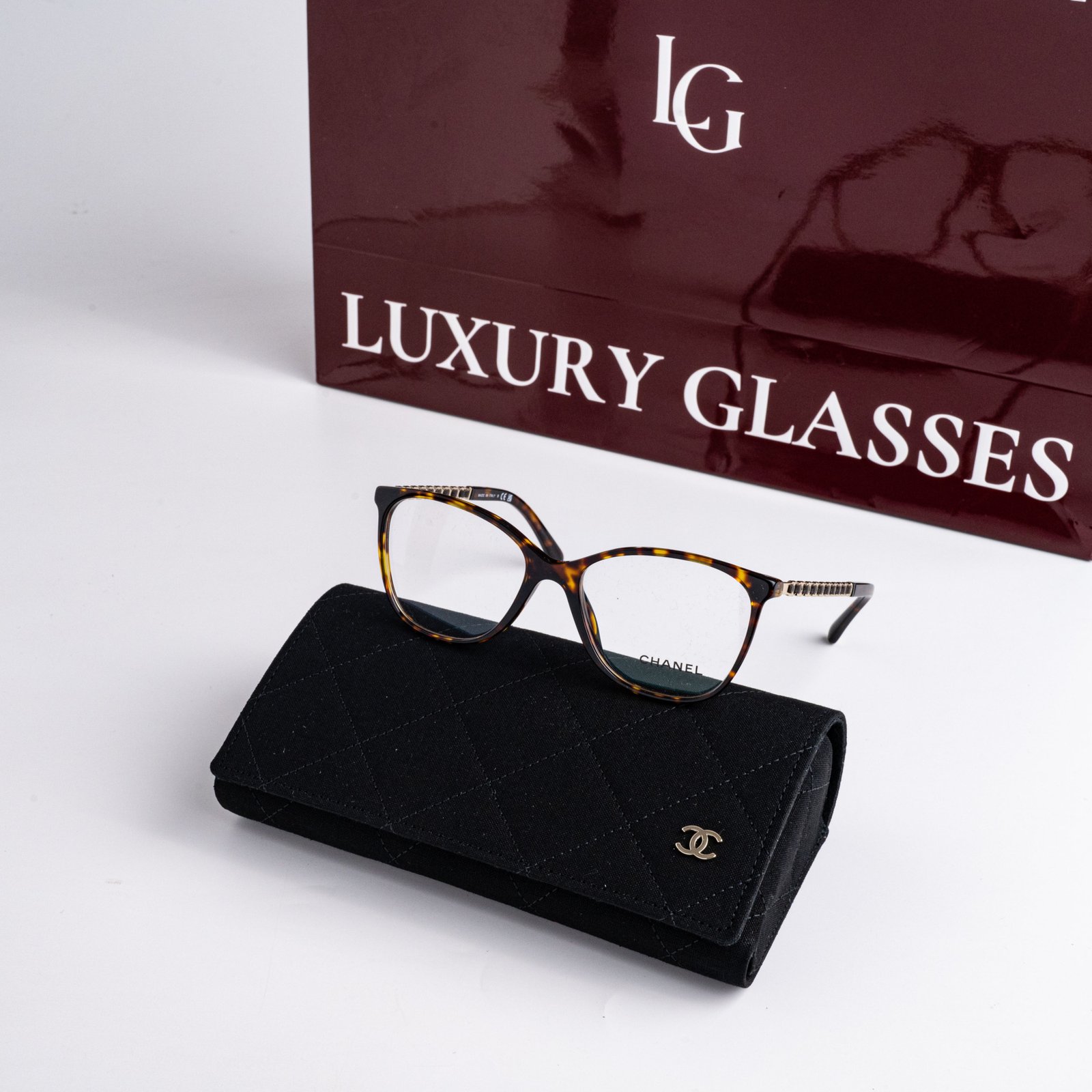 CHANEL 0CH3408Q C714 DARK TOTOISE