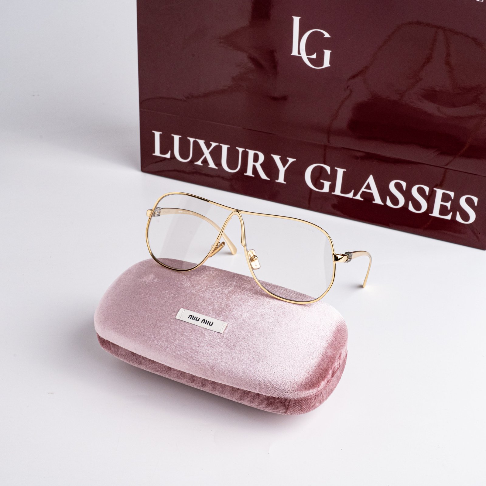 MIU MIU MU A56S 5AK08N GOLD